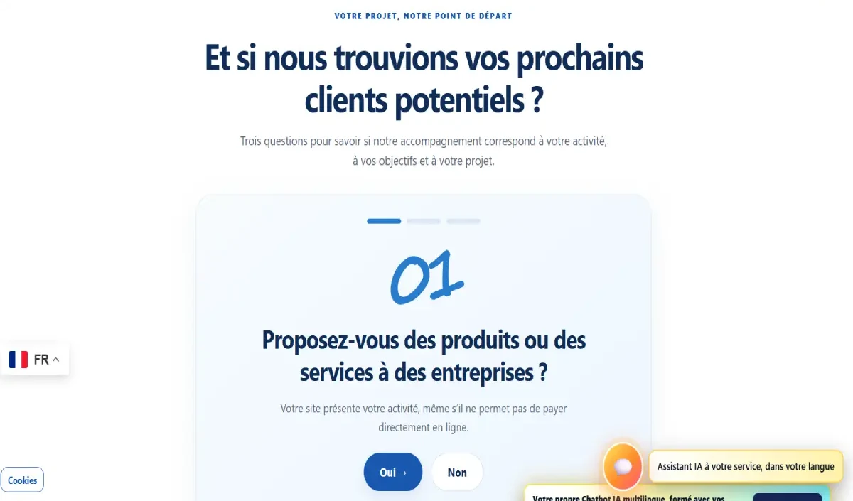 Aperçu du site Growebia